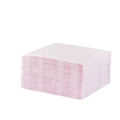 Serviette cocktail carrée rose pâle 2 plis en papier x40-Gifi Sale