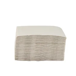 Serviette cocktail carrée blanc lin 2 plis en papier x40-Gifi Hot