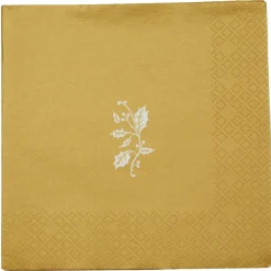 Serviette de Noël en papier doré x20-Gifi Clearance