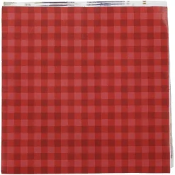 Serviette en papier 3 plis décor Vichy x20-Gifi New