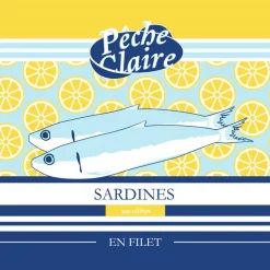 Serviette en papier 3 plis motif sardines x20-Gifi Discount