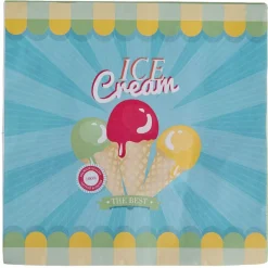 Serviette en papier 3 plis décor Crème glaçée x20-Gifi Sale