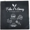 Serviette en papier 3 plis design Take away x20-Gifi Discount