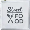 Serviette en papier 3 plis design Street Food x20-Gifi Online