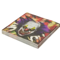 Serviette en papier circus Halloween x20-Gifi Best