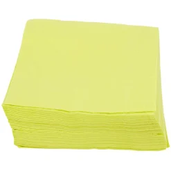 Serviette en papier couleur kiwi x50-Gifi Outlet