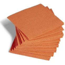 Serviette en papier couleur terracotta x40-Gifi Online
