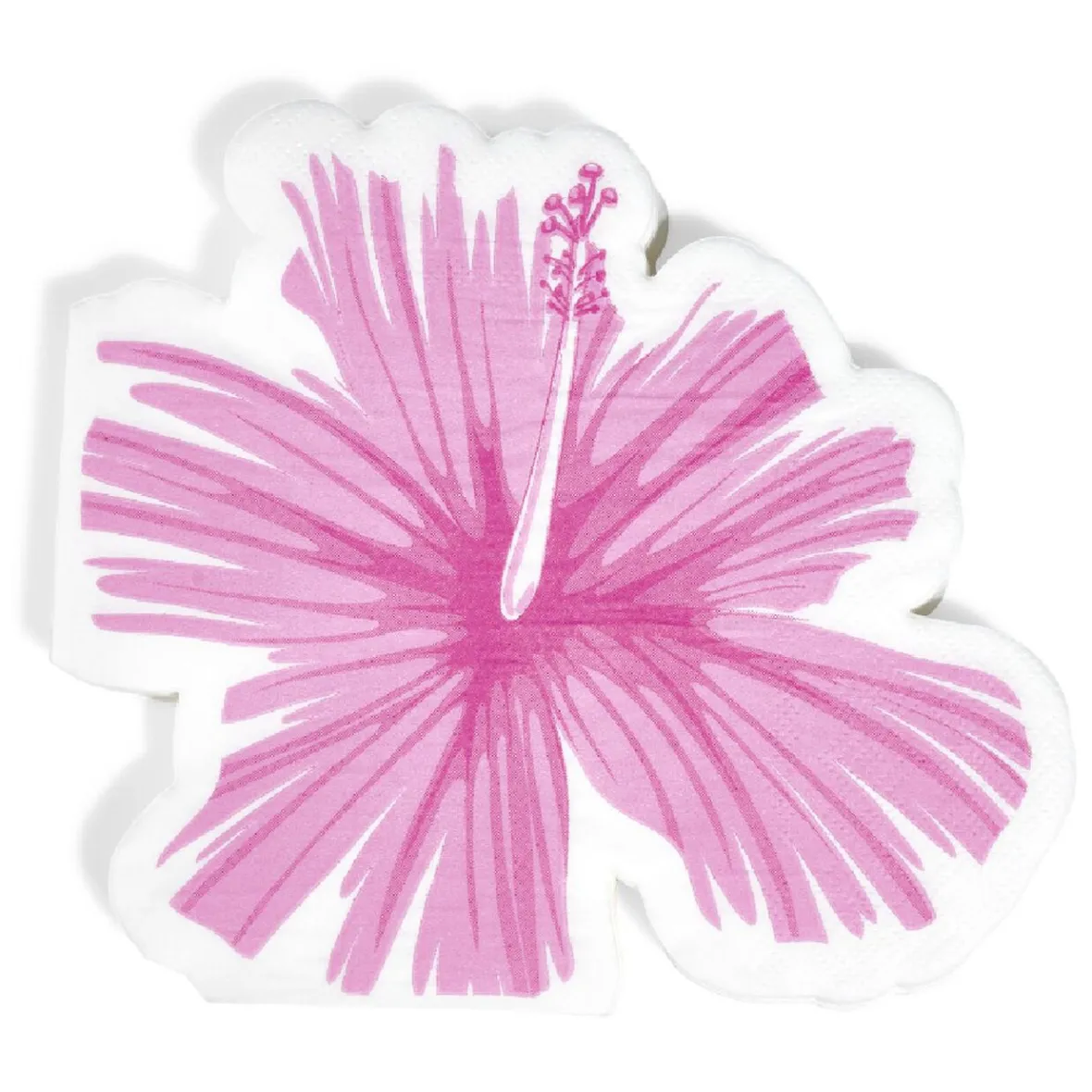 Serviette en papier décoration fleur d'hibiscus x 20-Gifi Online