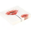 Serviette en papier design pavot rouge x20-Gifi New