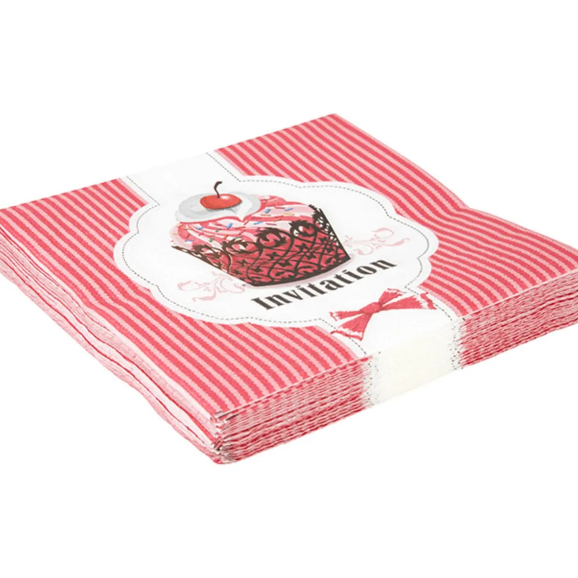 Serviette en papier design cupcake x20-Gifi Hot