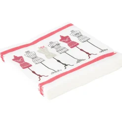 Serviette en papier design bustes mannequin x20-Gifi Best