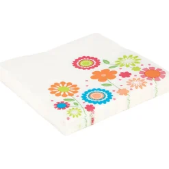 Serviette en papier design fleurs x20-Gifi Best