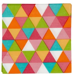 Serviette en papier design tangram x20-Gifi Discount