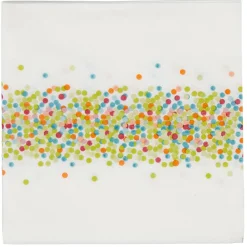 Serviette en papier design confettis multicolores x20-Gifi