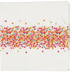 Serviette en papier design confettis multicolores x20-Gifi New