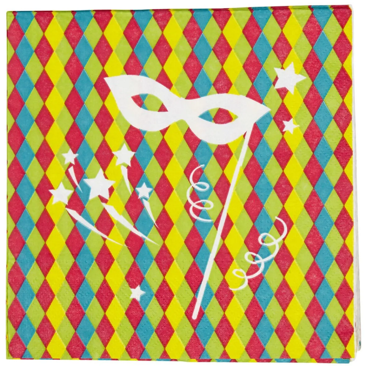 Serviette en papier design arlequin multicolore x20-Gifi Sale