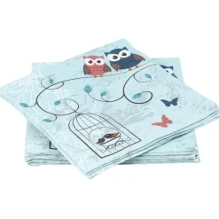 Serviette en papier design hiboux x20-Gifi