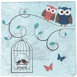 Serviette en papier design hiboux x20-Gifi