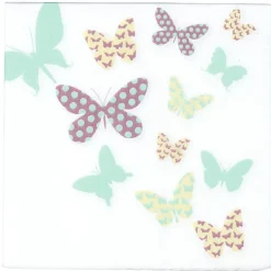 Serviette en papier design papillons x20-Gifi Best