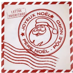 Serviette en papier design lettre père noël x20-Gifi