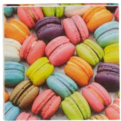 Serviette en papier design macarons-Gifi Best
