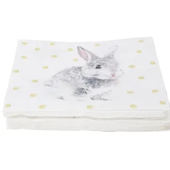 Serviette en papier design lapin x20-Gifi Hot
