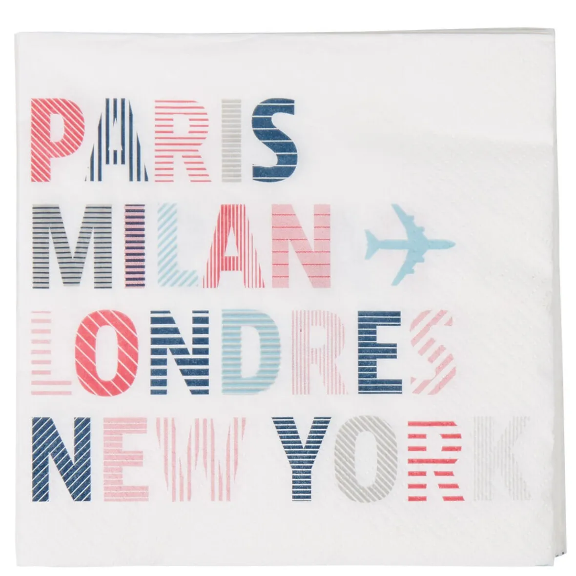 Serviette en papier design city x20-Gifi Sale