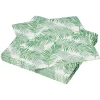 Serviette en papier imprimé feuille vert x20-Gifi Discount