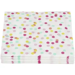 Serviette en papier imprimé pois x20-Gifi Best