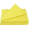 Serviette en papier jaune motif confettis blanc x 20-Gifi Online