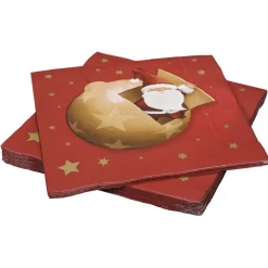 Serviette en papier motif Père Noel x20-Gifi Clearance