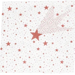 Serviette en papier motif étoile filante rouge x 20-Gifi Sale