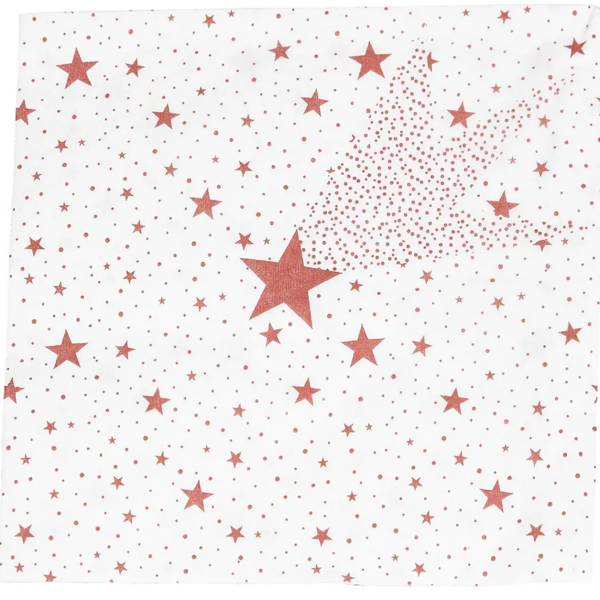 Serviette en papier motif étoile filante rouge x 20-Gifi Sale