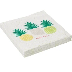 Serviette en papier motifs ananas x20-Gifi