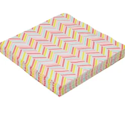 Serviette en papier motif zig zag x20-Gifi Online
