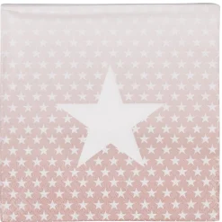 Serviette en papier motifs étoiles rose et blanc x20-Gifi Best