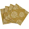 Serviette en papier motif boules de Noël Doré x20-Gifi Outlet