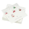 Serviette en papier motif guirlande de Noël x 20-Gifi Clearance