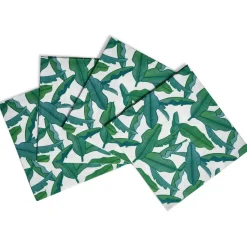 Serviette en papier motif feuilles de bananier x20-Gifi New