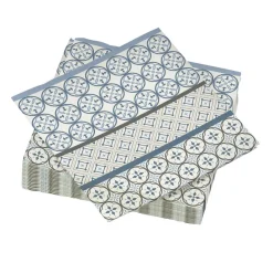 Serviette en papier motif vague japonaise x 50-Gifi Outlet