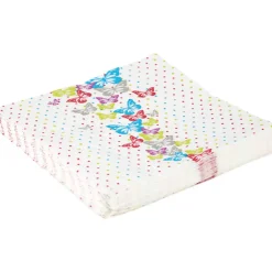 Serviette en papier nuée de papillons x20-Gifi Discount