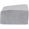 Serviette en papier ouate gris 2 plis 33x33cm x100-Gifi Online