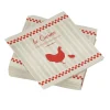 Serviette en papier style rétro motif poule et poussin x 50-Gifi Best