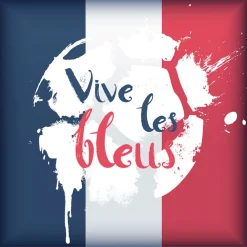 Serviette en papier tricolore Vive les bleus France x20-Gifi Hot