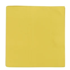 Serviette jetable 2 plis jaune canari x40-Gifi
