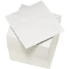 Serviette jetable blanc x150-Gifi Outlet
