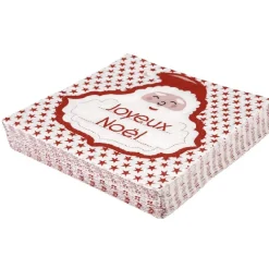 Serviette jetable design Père Noël x20-Gifi New