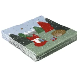 Serviette jetable design animaux de la forêt x20-Gifi Hot