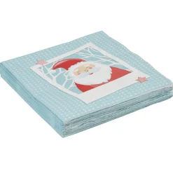 Serviette jetable design Père Noël x20-Gifi New