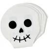 Serviette jetable Halloween motif tête de mort x10-Gifi Online